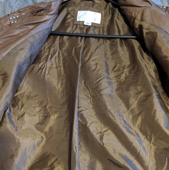Brown studded Jacket - Picture 5 of 7